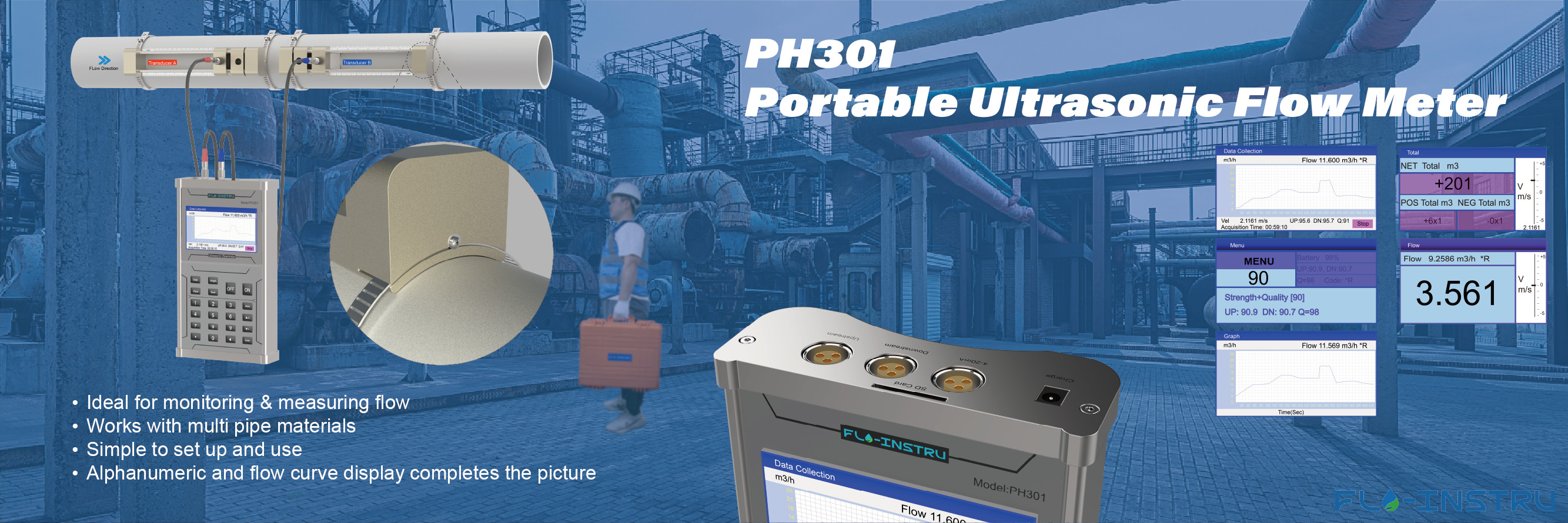 الجودة مقياس تدفق فوق الصوتي مصنع